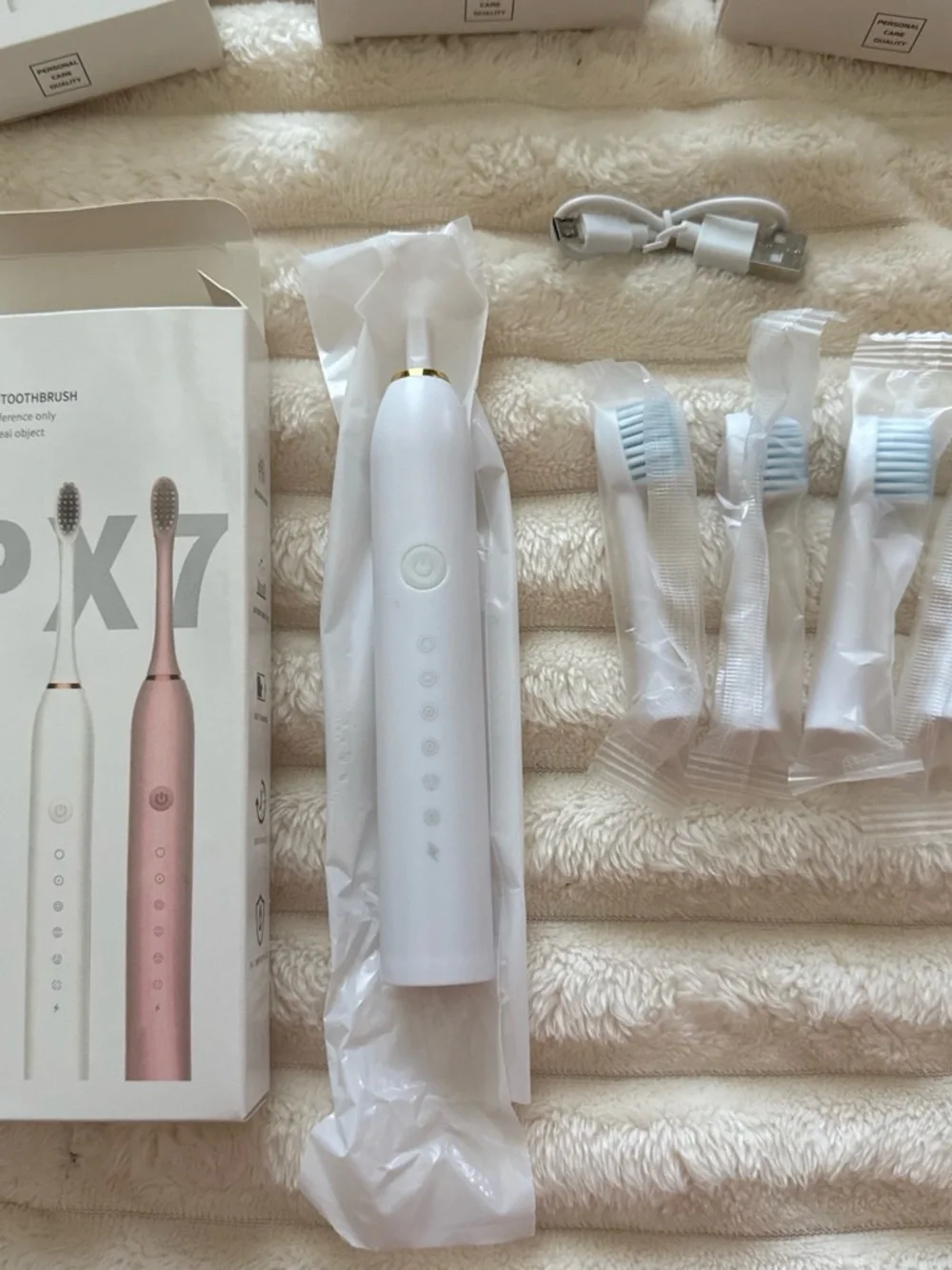 Electric Sonic Toothbrush - White